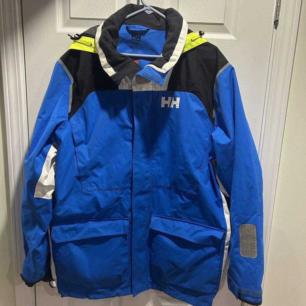 Helly Hansen Blue and Black Raincoat